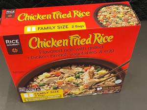 lot 18 image: Family Size Chicken Fried Rice with Grilled Chicken & Vegetables