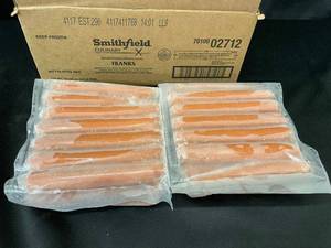 lot 33 image: Smithfield Culinary Franks - 2 X 2.5 lb Packages