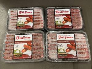 lot 42 image: Collection of 4 Bob Evans Maple Pork Sausage Links Packs