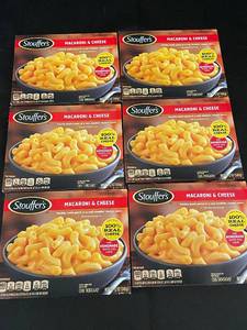 lot 43 image: Set of 6 Stouffers Macaroni & Cheese Microwave Meals