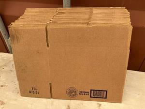 lot 67 image: Shipping Boxes - 12 x 6 x 6