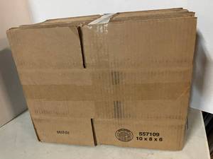 lot 62 image: Shipping Boxes - 10 x 8 x 6
