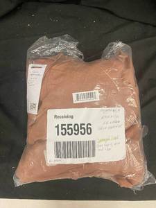 lot 306 image: 100% French Linen Duvet Cover in Terracotta - KingCal King