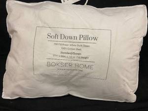 lot 31 image: Bokser Home Soft Down Pillow, StandardQueen