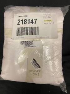 lot 43 image: Bokser Home French Linen Sheet Set - Queen - White