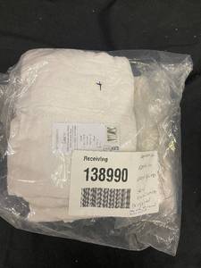 lot 88 image: King Size French Linen Quilt with Stains