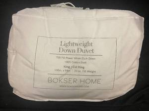 lot 117 image: Bokser Home Lightweight Down Duvet - KingCal King