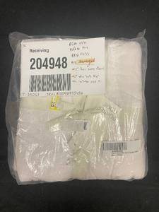 lot 147 image: French Linen Box Stitch Quilted Sham Set - King - Cream