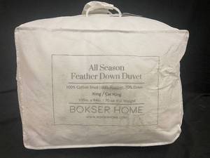 lot 154 image: All Season Feather Down Duvet - KingCal King