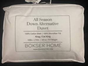 lot 156 image: Bokser Home All Season Down Alternative Duvet - KingCal King