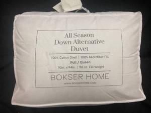 lot 158 image: All Season Down Alternative Duvet - FullQueen, 90x94in