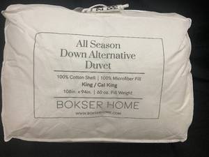 lot 170 image: Bokser Home All Season Down Alternative Duvet, KingCal King