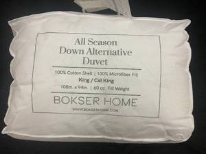 lot 177 image: All Season Down Alternative Duvet KingCal King