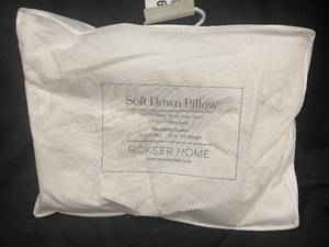 lot 183 image: Bokser Home Soft Down Pillow - StandardQueen