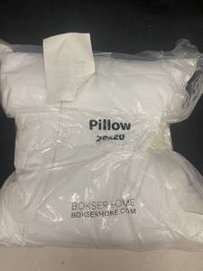 lot 193 image: Bokser Home Down Alternative Pillow Insert 20x20