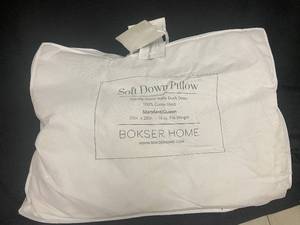 lot 220 image: Bokser Home Soft Down Pillow - StandardQueen Size