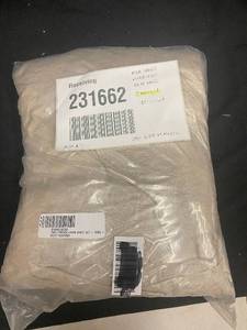 lot 247 image: King Size 100% French Linen Sheet Set - Putty Heather