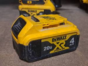 lot 41 image: DeWalt XR 20V Max 4Ah Lithium Ion Cordless Tool Battery