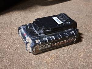 lot 59 image: Porter-Cable 20V Max 26Wh Li-Ion Cordless Tool Battery PCC681L (Black)
