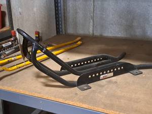 lot 75 image: Promax Cycle Chock Motorcycle Wheel Mount