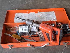 lot 83 image: Remington Ramset Powder-Actuated Fastener 490 with Metal Case, Extra Loads, Fasteners