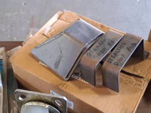 lot 121 image: (2) Prop Rod & Box, (2) Prop Rod Brackets - Sterling