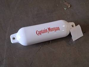 lot 215 image: Captain Morgan logo Boat Bumper