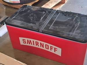 lot 213 image: Smirnoff logo Cooler Cart