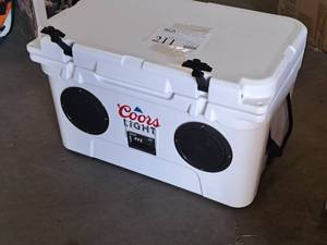 Coors Light logo Cooler with Speakers TR-RTC01