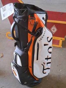 lot 208 image: Titos Vodka logo Golf Bag