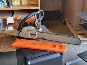 lot 34A image: Stihl Gasoline-Powered Chainsaw 16 Bar D26