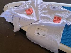lot 241 image: Lot of (2) The Glenlivet Caribbean Reserve logo Womens T-Shirts - Medium and Large