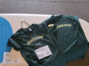 lot 232 image: Jameson logo T-Shirts - Medium and Large