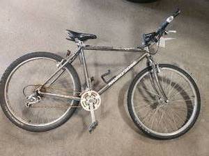 lot 308 image: Mongoose Hilltop 22 Mens Trail Bike 20 Grey Frame