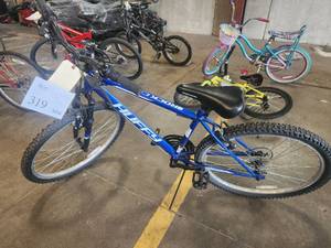 lot 319 image: Huffy Rock Creek 22 Mens Trail Bike 17 Blue Frame