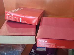 lot 292 image: Lot of (2 Boxes) Two Pocket Portfolio File Folders  Universal