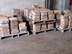 lot 6A image: Lot of (4 Pallets) Landscape Blocks