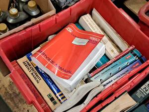 lot 145D image: Lot of  Assorted Auto Shop Manuals - 1993 Light Duty Truck Service, 1991 Light Duty Truck,  1987 El CaminoMonte Carlo, ACDelco Electrical Ignition, DuraStop Brake Parts and more