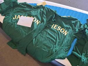 lot 234 image: Lot of (2) Jameson logo Size Medium Short Sleeve Shirts