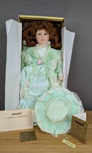 lot 1 image: New Georgette Porcelain Doll Seymour Mann A Connoisseur Collection