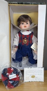 lot 15 image: New Vincent Anthony Porcelain Doll Designers Guild Collection by Vincent DeFilppo 5562000 with Certificate of Authentication
