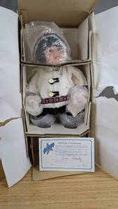 lot 59 image: New Haiku Porcelain Doll Premier Collection by Gene Schooley 4781000 with Certificate of Authentication