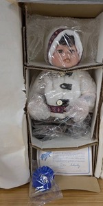 lot 83 image: New Haiku Porcelain Doll Premier Collection by Gene Schooley 3591000 with Certificate of Authentication