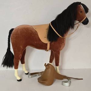 lot 16 image: American Girl Doll Felicity Horse Penny with Reins