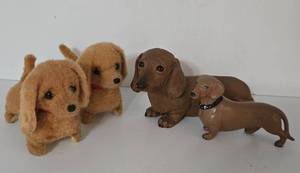 lot 20 image: Vintage Dachshund Toys, Sandicast Sculpture & More