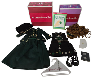 lot 185 image: New in Box American Girl Doll Outfits including Felicitys Three Piece Riding Outfit