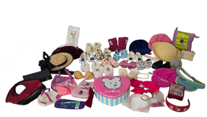lot 220 image: Fun Doll Accessory Grouping including American Girl Doll Baking Set
