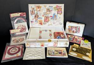 lot 35 image: American Girl Doll Stationary Box and Accessories