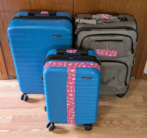 lot 202 image: Three Suitcases