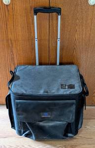 lot 203 image: Large Creative Memories Rolling Crafting Bag